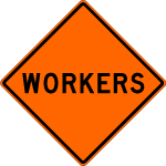 Workers Ahead Sign - W21-1